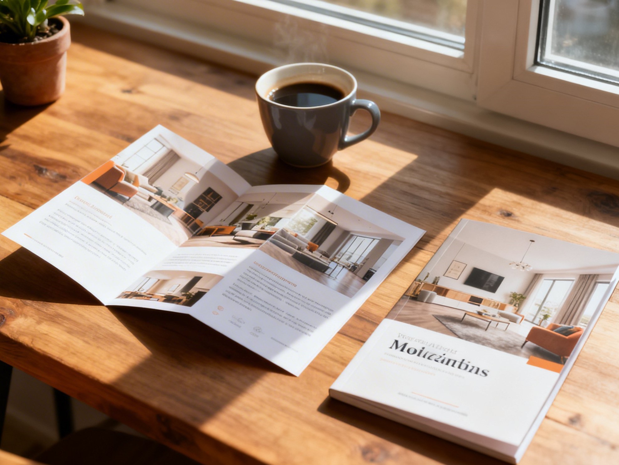 Contoh proyek cetak brosur VisualPro - marketing material berkualitas