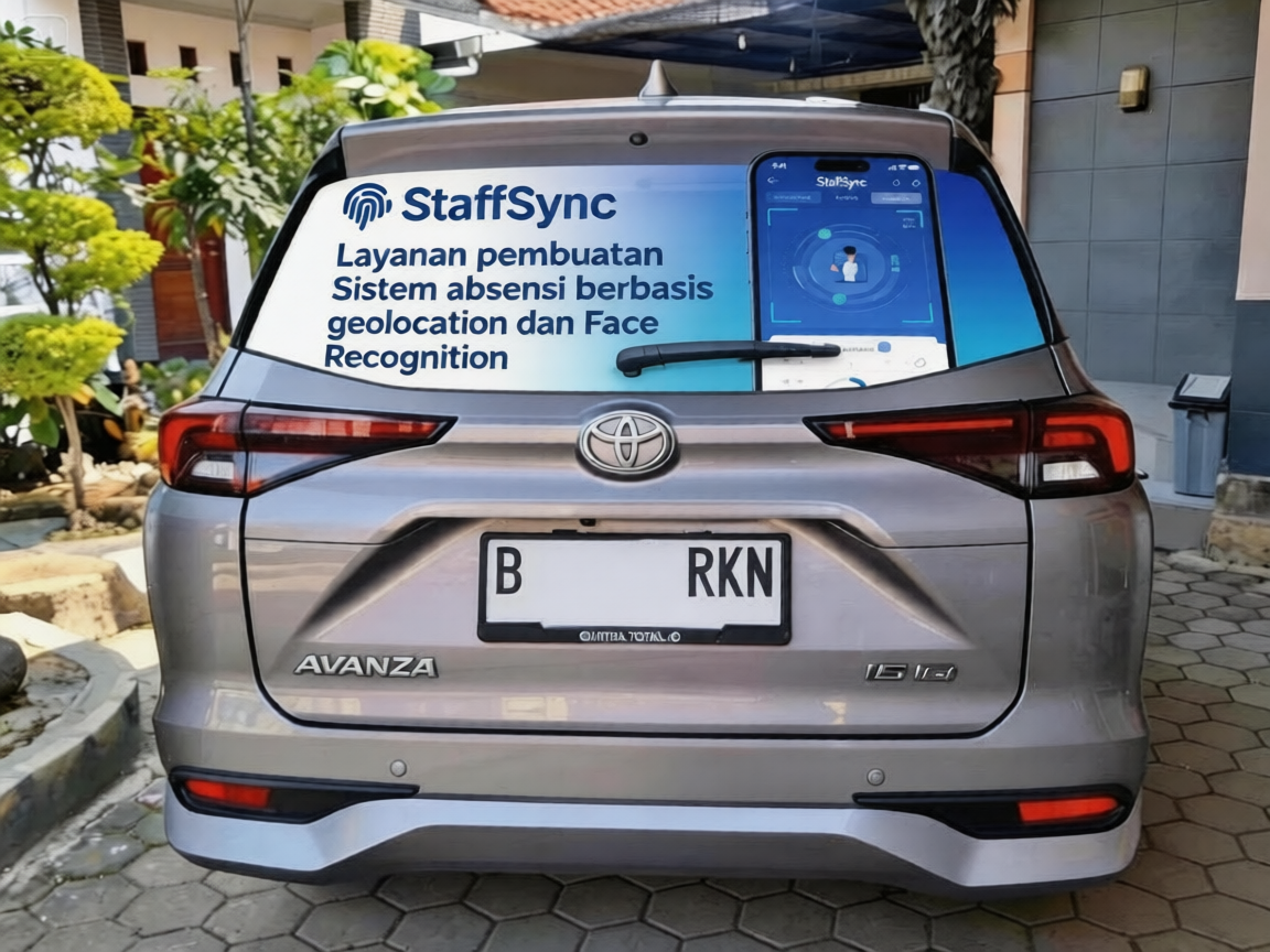 Stiker One Way Vision Kaca Mobil